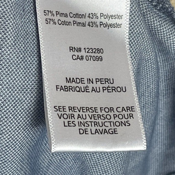 Travis Mathew Polo Golf Shirt Mens XL Slit Hem Breathable Prima Cotton Blend - Picture 9 of 14